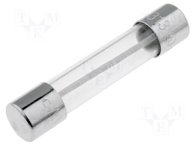 Fuse: fuse; 800mA; 250VAC; time-lag; cylindrical,glass; 6.3x32mm