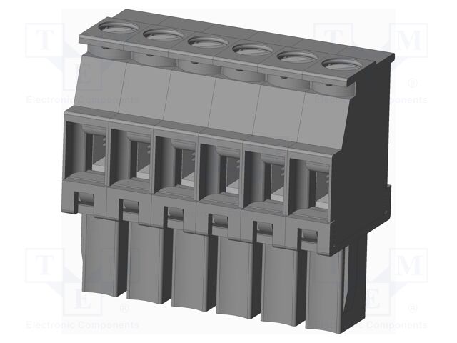Connector: pluggable terminal block; plug; female; angled 90°