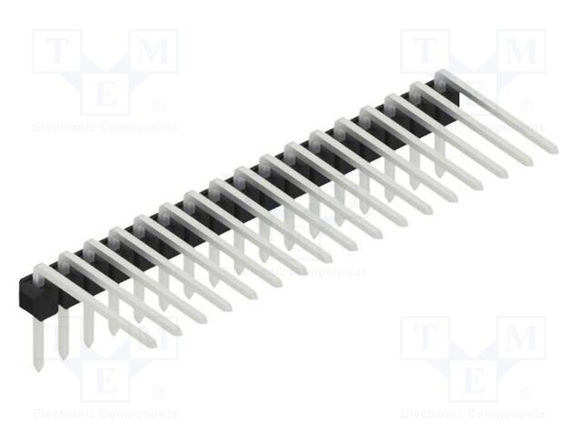 Connector: pin strips; pin header; male; PIN: 17; 2.54mm; THT; 1x17