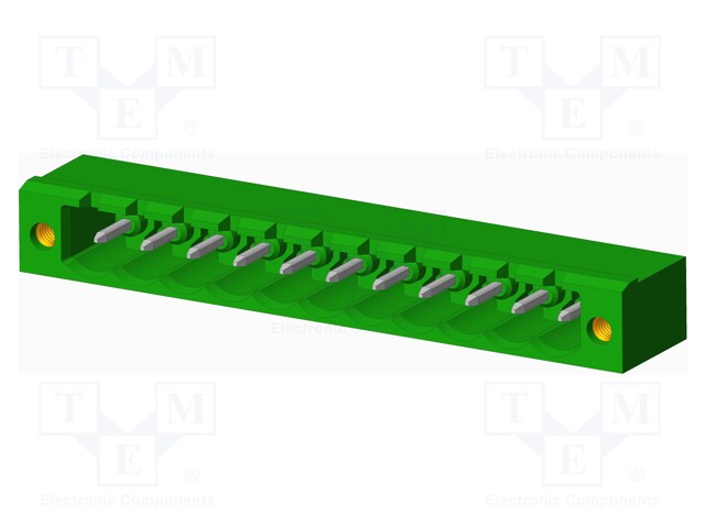 Connector: pluggable terminal block; socket; male; angled 90°