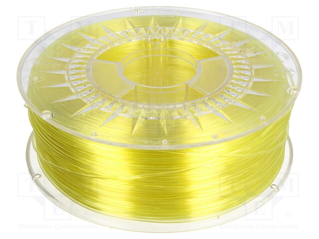 Filament: PET-G; 1.75mm; transparent,yellow (bright); 220÷250°C