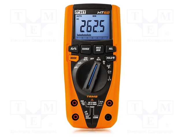 Digital multimeter; LCD; 4-digit; VDC: 600mV,6V,60V,600V,1kV