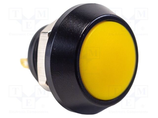 Switch: vandal resistant; SPST-NO; 2A/36VDC; IP65; OFF-(ON); Ø12mm