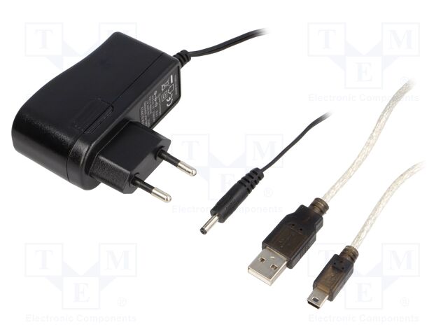 Hub USB; USB 1.1,USB 2.0; black; Number of ports: 4; 480Mbps; 0.4m