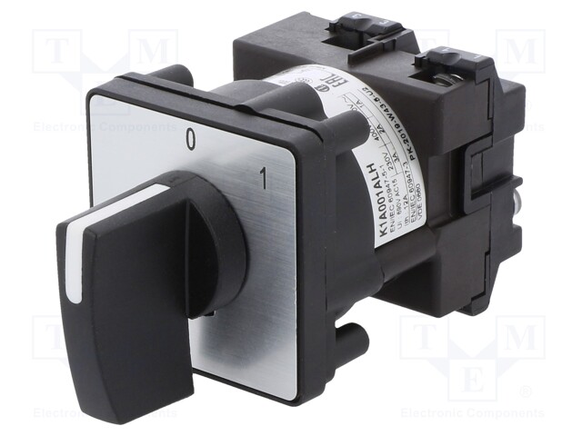 Switch: ammeter cam switch; Stabl.pos: 4; 12A; 0-L1-L2-L3; Pos: 4