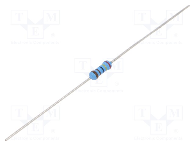 Resistor: thin film; THT; 2.4kΩ; 600mW; ±5%; Ø2.5x6.5mm; 50ppm/°C