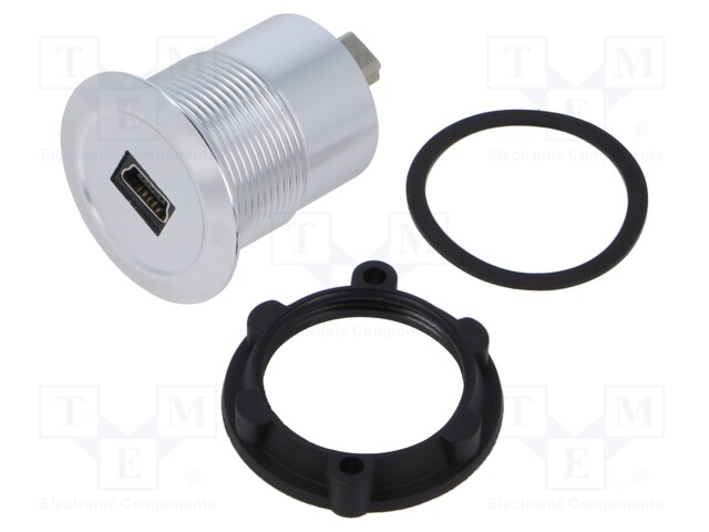 Adapter; for panel mounting,rear side nut; Thread: M22; 1÷10mm