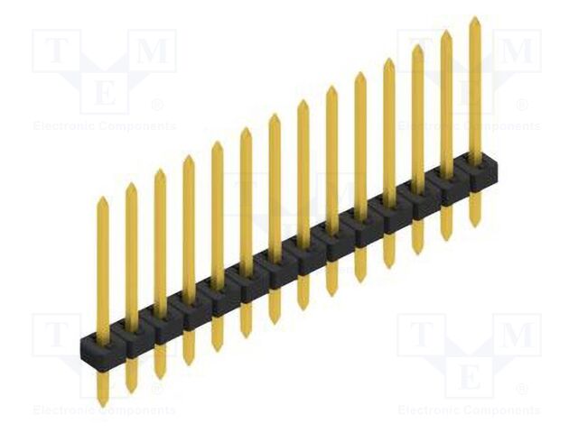 Connector: pin strips; pin header; male; PIN: 14; 2mm; THT; 1x14