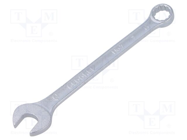 Wrench; combination spanner; 12mm; tool steel; thin; 7 MM; L: 160mm