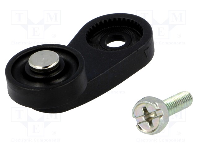 Driving head; lever R 35mm, plastic roller Ø18mm