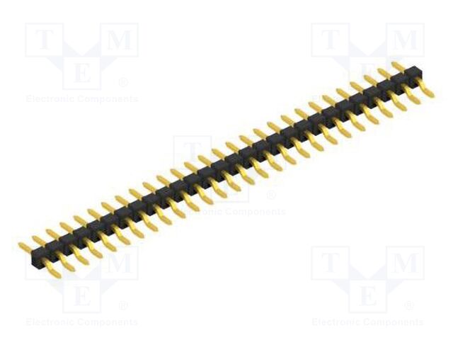 Connector: pin strips; pin header; male; PIN: 28; 2.54mm; SMT; 1x28