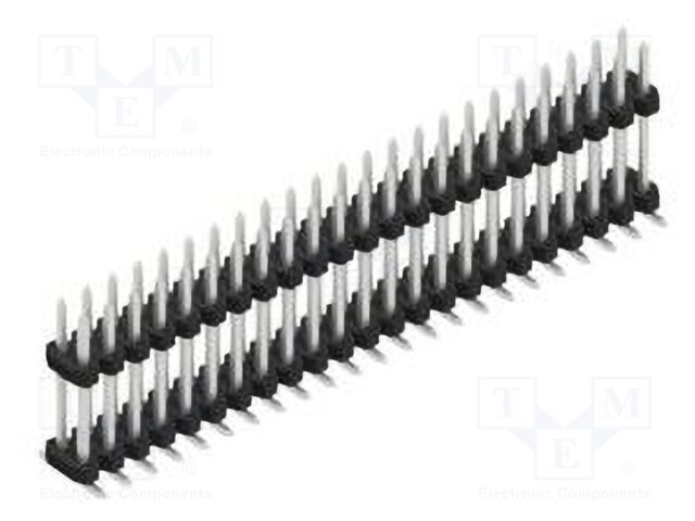 Connector: pin strips; pin header; male; PIN: 46; 2mm; SMT; 2x23