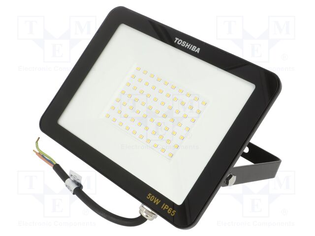 Lamp: LED flood light; 230VAC; 50W; neutral white; 120°; 4000K