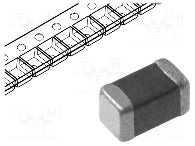 Varistor: metal-oxide; SMD; 1206; 26VAC; 33VDC; 0.8J; 180A; 500pF