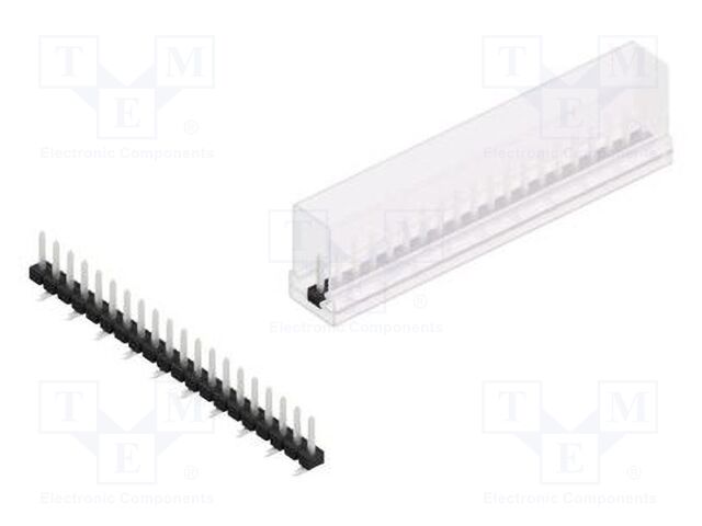 Connector: pin strips; pin header; male; PIN: 20; 2.54mm; SMT; 1x20