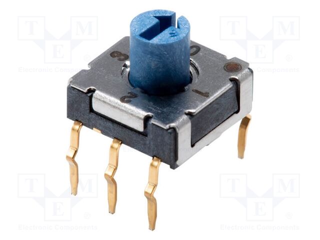 Encoding switch; DEC/BCD; Pos: 4; THT; Rcont max: 100mΩ; Mat: LCP