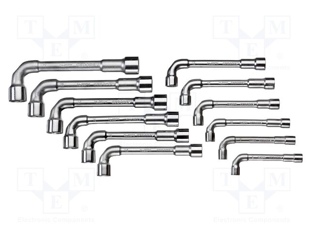 Wrench-set; tubular; 12pcs.