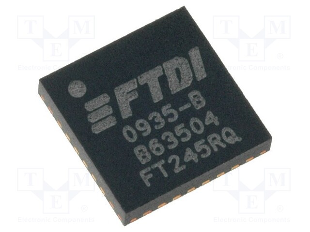 IC: interface; USB-FIFO; Full Speed; 3.3÷5VDC; in-tray; QFN32