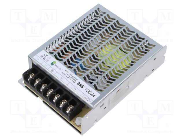 Power supply: switching; for building in; 100W; 24VDC; 0÷4.5A
