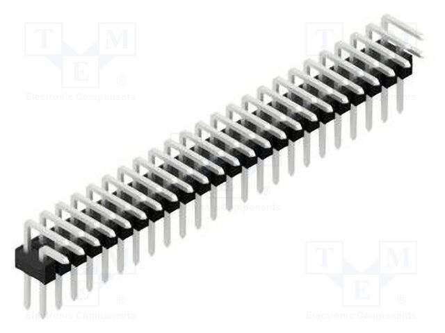 Connector: pin strips; pin header; male; PIN: 48; 2.54mm; THT; 2x24