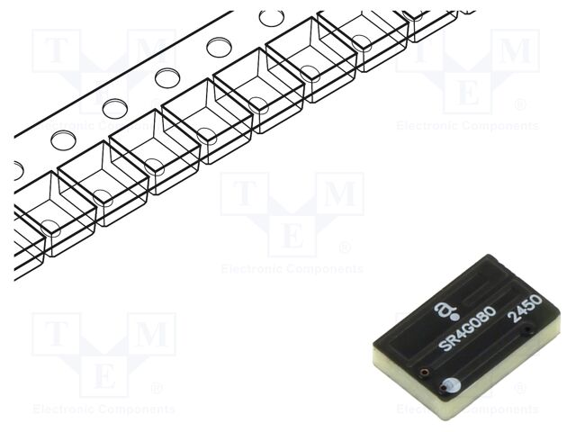 Antenna; GNSS,GPS; linear; SMD; 50Ω; 9x5.8x1.7mm; -40÷140°C
