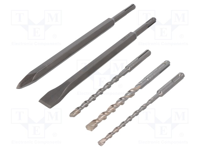 Drill set; for concrete; Pcs: 5; Kind of holder: SDS-Plus®