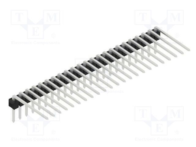 Connector: pin strips; pin header; male; PIN: 23; 2.54mm; THT; 1x23
