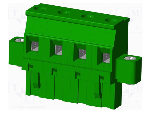 Connector: pluggable terminal block; plug; female; angled 90°