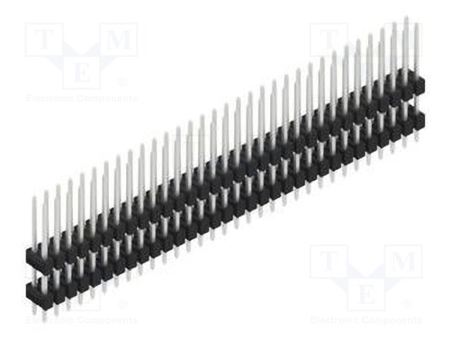Connector: pin strips; pin header; male; PIN: 64; 2.54mm; THT; 2x32