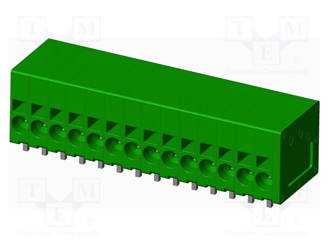 Connector: PCB terminal block; terminal; Plating: tinned; on PCBs