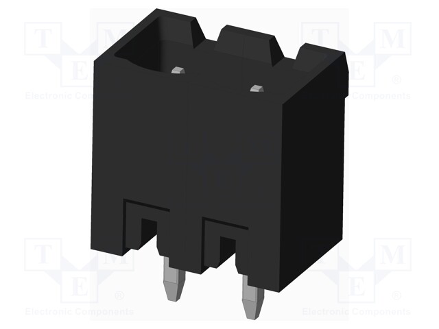 Connector: pluggable terminal block; socket; male; on PCBs