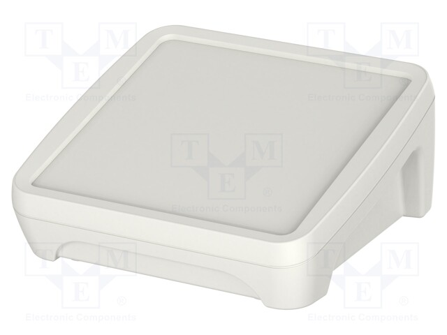 Enclosure: desktop; BoPad; X: 122mm; Y: 118mm; Z: 57.6mm; ABS; IP65
