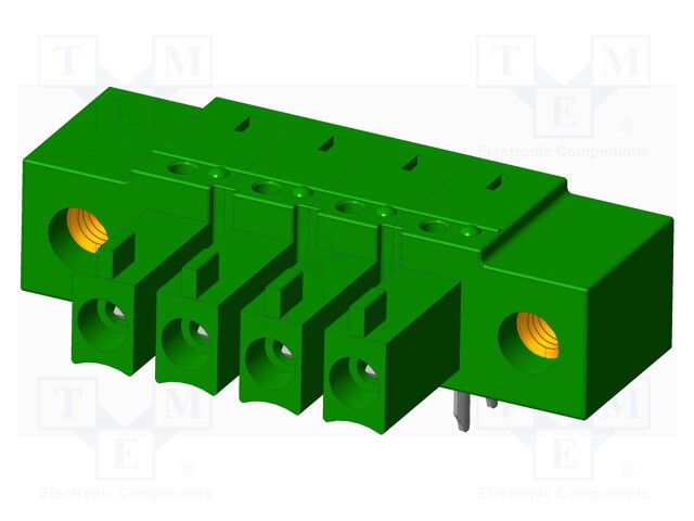 Connector: pluggable terminal block; socket; female; angled 90°