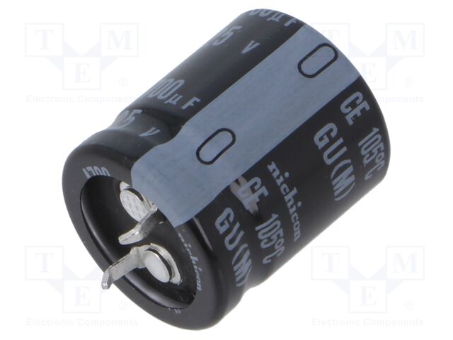 Capacitor: electrolytic; SNAP-IN; 4700uF; 25VDC; Ø22x25mm; ±20%