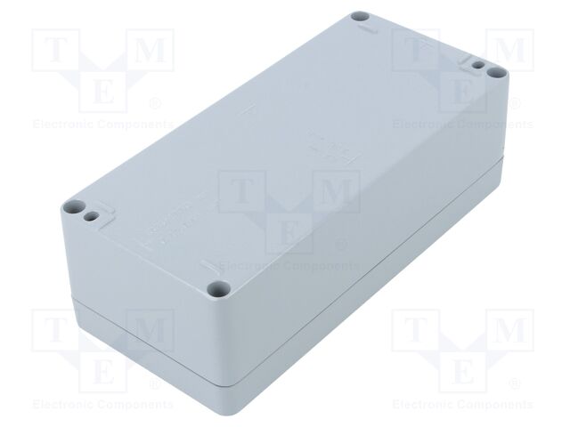 Enclosure: multipurpose; X: 81mm; Y: 177mm; Z: 57mm; EURONORD; grey