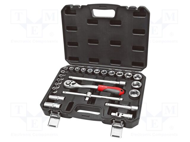 Wrenches set; 6-angles,socket spanner; Chrom-vanadium steel