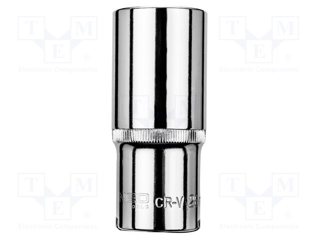 Socket; 6-angles,socket spanner; HEX 26mm; 1/2"; long