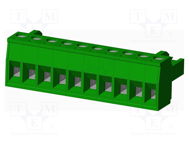 Connector: pluggable terminal block; plug; female; straight; 12A