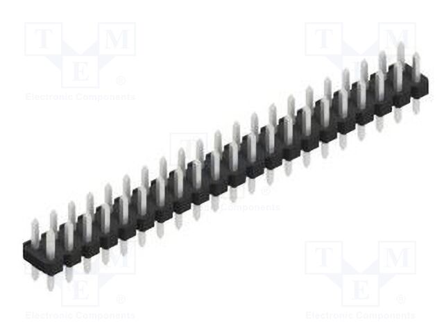 Connector: pin strips; pin header; male; PIN: 42; 2.54mm; THT; 2x21