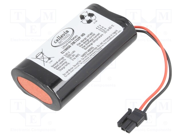 Re-battery: Li-Ion; Cell: SAMSUNG; MR18650; 3.65V; 5500mAh