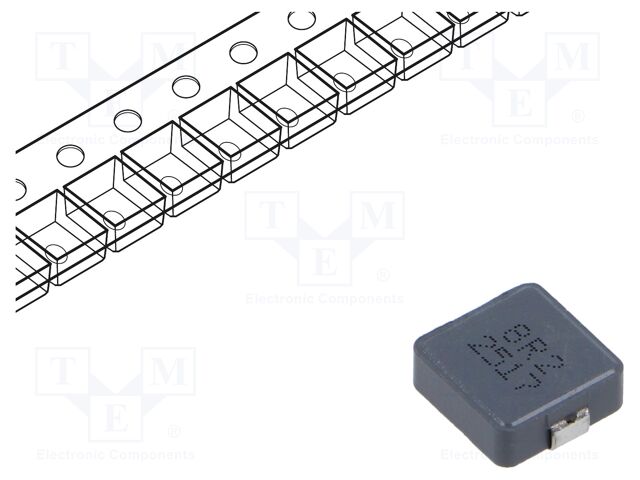 Inductor: wire; SMD; 8.2uH; ±20%; 11x10x3.8mm