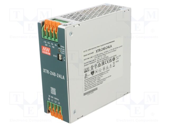 Power supply: switching; for DIN rail mounting; OUT: 1; XTR-240