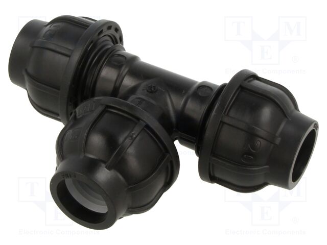 Splice terminal: clamping; 20mm; for PE pipes; Plast