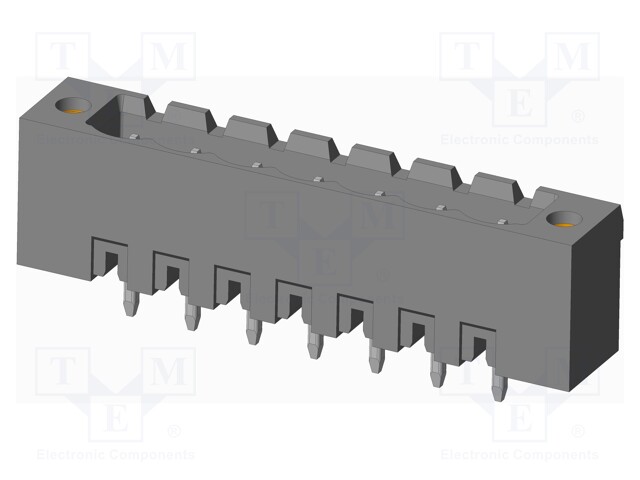 Connector: pluggable terminal block; socket; male; on PCBs