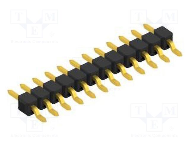 Connector: pin strips; pin header; male; PIN: 12; 2.54mm; SMT; 1x12