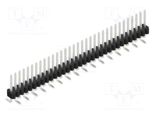 Connector: pin strips; pin header; male; PIN: 33; 1.27mm; SMT; 1x33