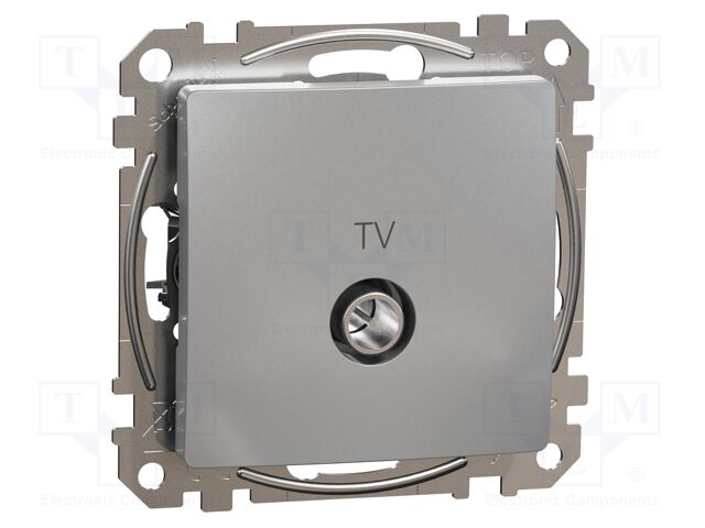 TV socket intermediate; IP20; plaster embedded,in mounting box