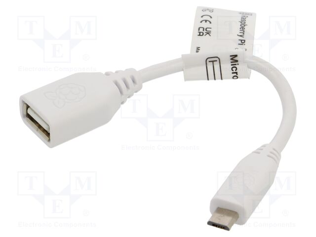 Connection cable; 80mm; Colour: white