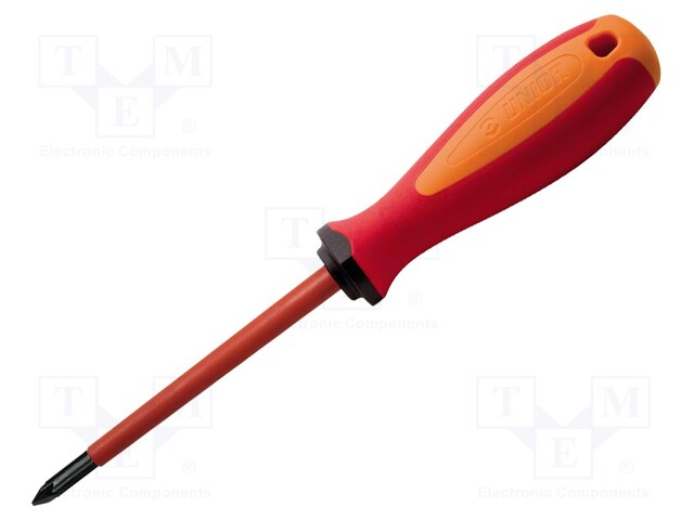 Screwdriver; insulated; Pozidriv®; PZ1; 1kVAC