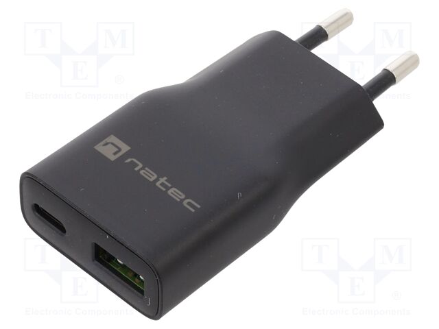 Power supply: switching; plug-in; 3÷12VDC; 3A; 20W; 83x38x16mm